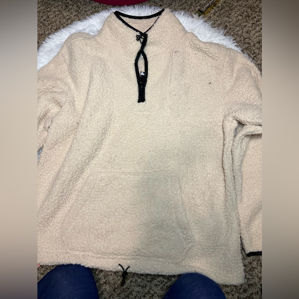 PINK TEDDY Sherpa off white.